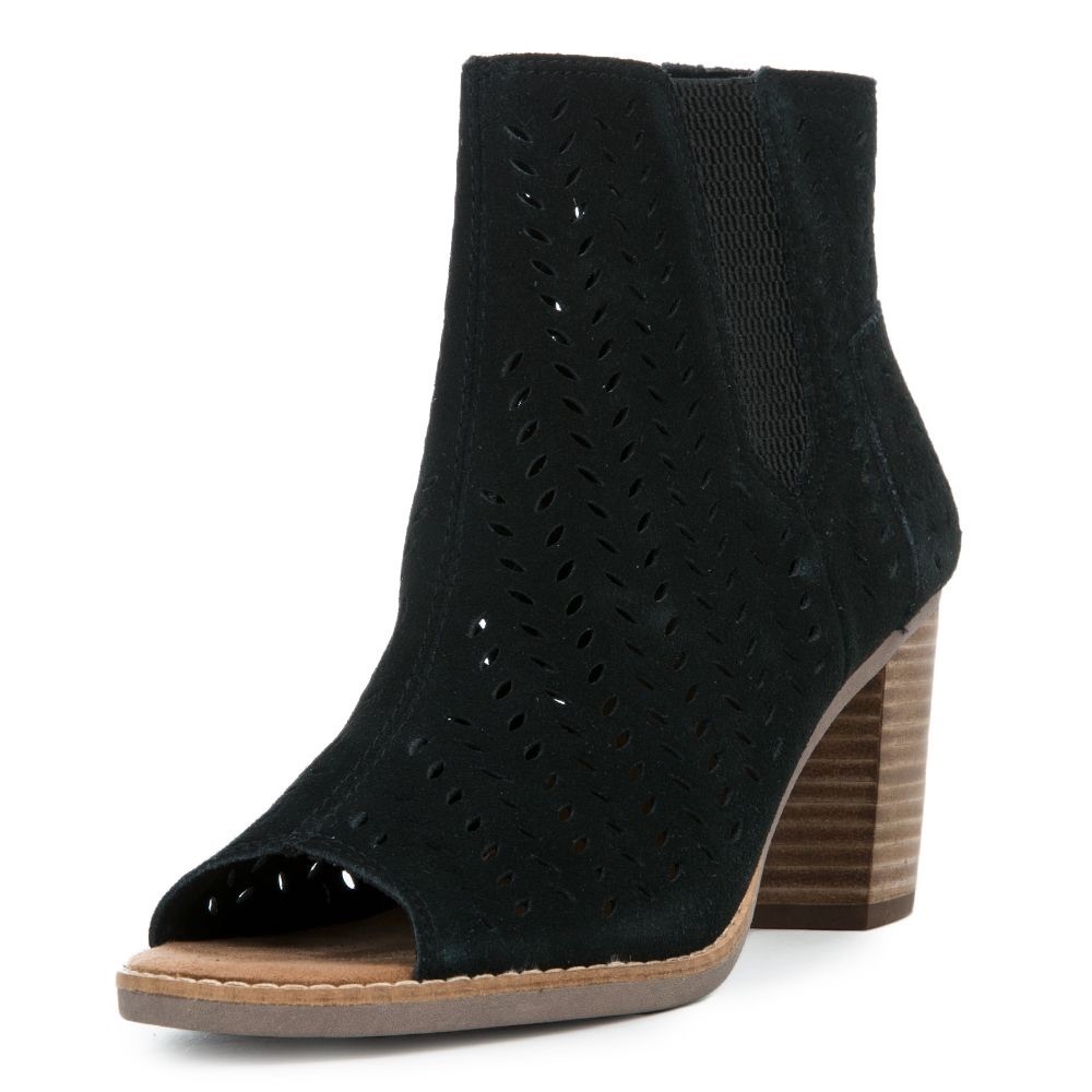 TOMS Majorca Leather Heeled Sandal - Picture 2 of 10